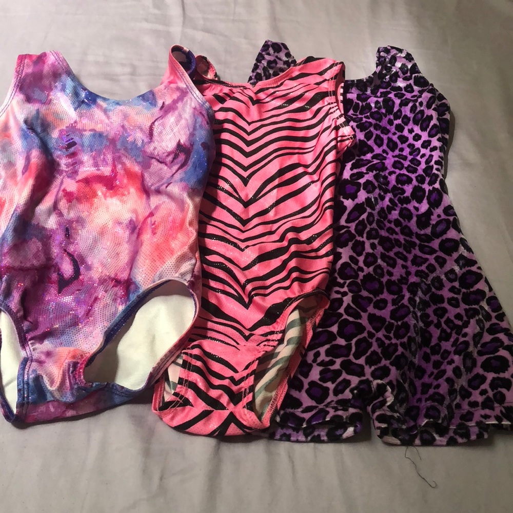 Bundle of Girls Gymnastic Leotards